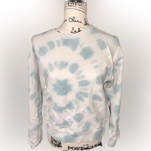 Tie Dyed Time and Tru Blue Crewneck Sweatshirt Size Medium